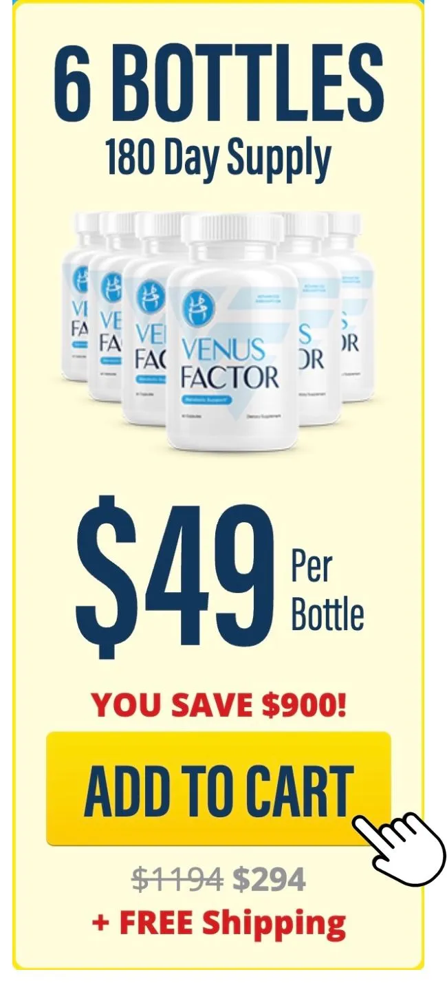 Venus Factor 6 bottles
